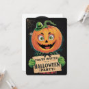 Recherche de tête citrouille invitations Rétro