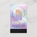 Recherche de affaires de manucure cartes visite Manicuriste