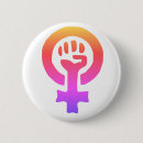 Recherche de symbole du féminisme badges Femmes