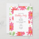 Recherche de marguerite rose invitations D'anniversaire