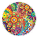 Recherche de années 70 boutons et poignées de porte Psychédélique