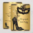 Recherche de masqué de bal invitations Mardi gras