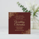 Recherche de brun carrées invitations Simple