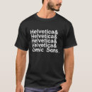 Recherche de helvetica tshirts Chemise