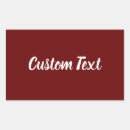 Recherche de rouge foncé autocollants Simple