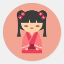 Recherche de japonais poupée autocollants Kawaii