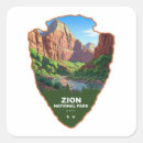 Recherche de zion autocollants Désert