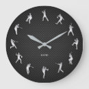 Recherche de argent métallique horloges Monogramme