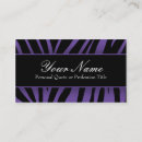 Recherche de rayures violettes cartes visite Toute personne