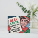 Recherche de humour du père noël cartes postales Hiver