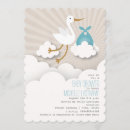 Recherche de stork baby shower invitations Bébé
