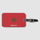 Recherche de drapeau bagages étiquettes Maroc