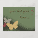 Recherche de graphique papillon cartes postales Artistique