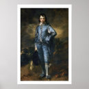 Recherche de garçon dans le bleu art Vintage