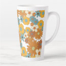 Recherche de les années 1970 tasses Floral