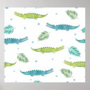 Recherche de crocodile posters Illustration