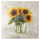 Recherche de tournesol carreaux Rustique