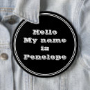 Recherche de travail badges Noir et blanc