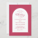 Recherche de magenta mariage invitations Typographie moderne