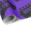 Recherche de rock and roll papier cadeau Noir