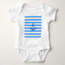 Recherche de ancre bleue bébé vêtements Bateau