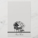 Recherche de piano papier à lettre Professeur de musique