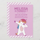 Recherche de pink unicorn invitations Rose
