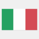 Recherche de italien rectangles autocollants Drapeau