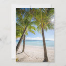 Recherche de cocotier vœux cartes Plage tropicale