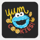 Recherche de monstre autocollants Cookie monster sesame street