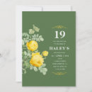 Recherche de 19 ans invitations Vert