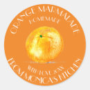 Recherche de confiture orange autocollants Fruit