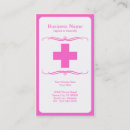 Recherche de croix médicale cartes visite Infirmière