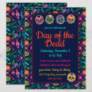 Recherche de mort 16x22 invitations Dia de los muertos