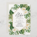 Recherche de aloha baby shower invitations Floral