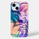 Recherche de motif palmier iphone coques Feuille de palmier