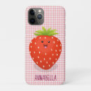 Recherche de fraise de kawaii iphone coques Mignon