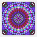 Recherche de fleur fractale autocollants Mandala