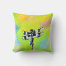 Recherche de libellule coussins Blanc