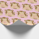 Recherche de singe papier cadeau Baby
