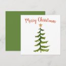 Recherche de sapin de noël invitations Aquarelle