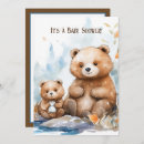 Recherche de mama bear baby shower invitations Animal