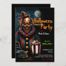 Recherche de cirque halloween invitations Horreur