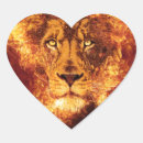 Recherche de coeur flammes autocollants Rouge