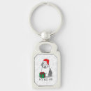 Recherche de christmas rectangulaires porteclés Chapeau santa