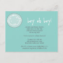 Recherche de grossesse 11x14 invitations Bébé