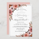 Recherche de silver mariage anniversaire invitations Argent
