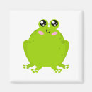 Recherche de mignons grenouille magnets Vert