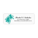 Recherche de palm tree wedding étiquettes adresse retour Palmier