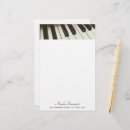 Recherche de piano papier à lettre Instrument